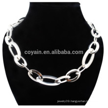 Best Price Shiny Silver Plating Unisex Stainless Steel Chain Necklace